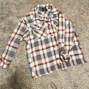 Like new heavy weight gray shacket